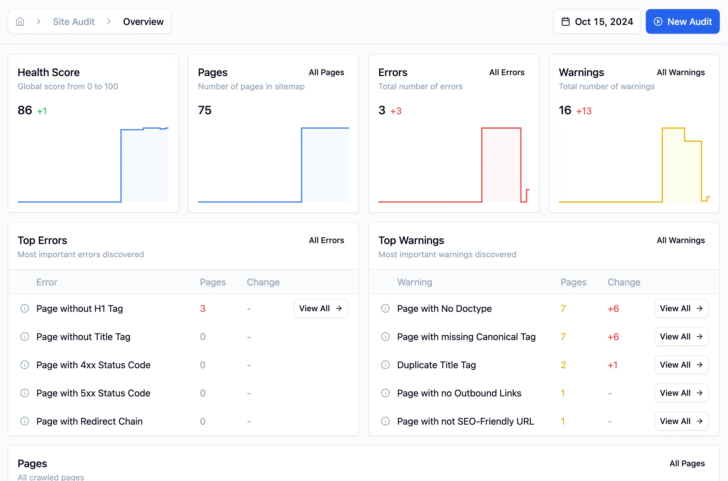 Run Technical SEO Audit